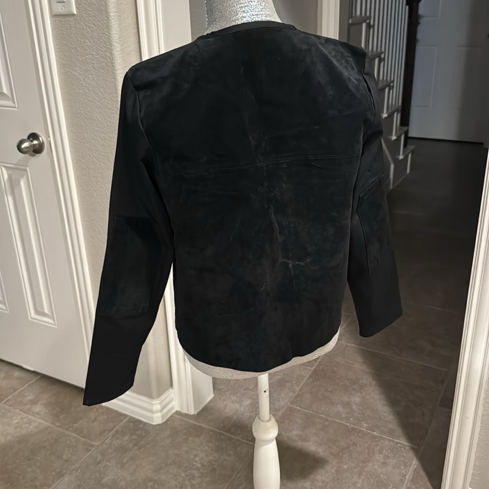 Women's Escapade Black Suede Jacket Size Medium - Picture 2 of 5